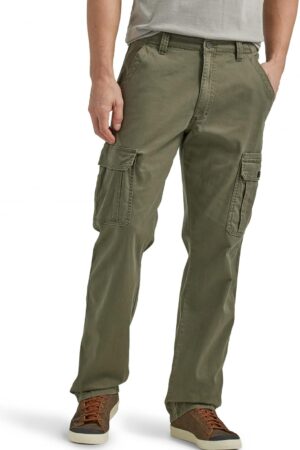 Mens Relaxed Fit Stretch Cargo Pant
